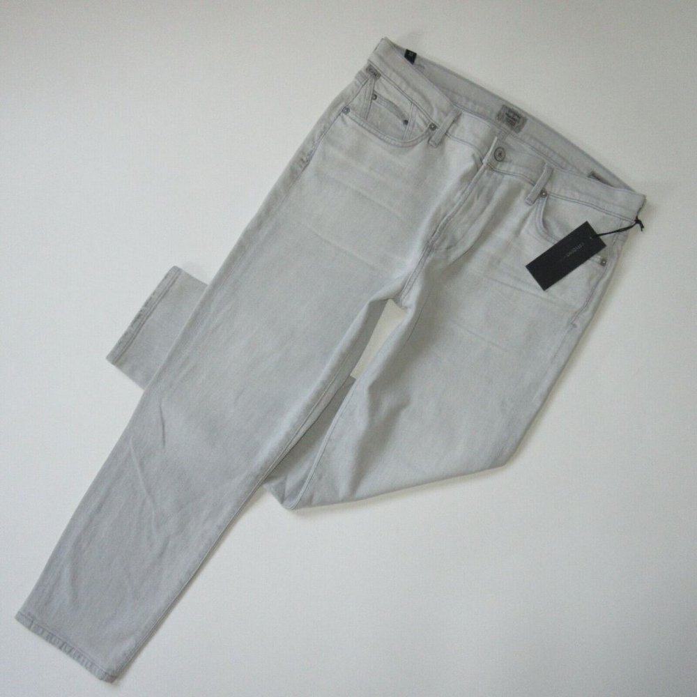 NWT Citizens of Humanity Rocket Crop in Gray Marble Mid Rise Skinny Jeans 32